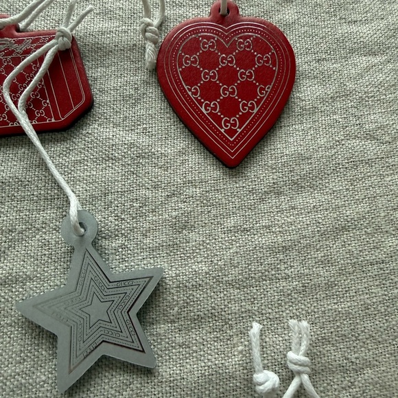 Gucci Festive Ornament/Gift Tag Collection 24 pieces all NEW